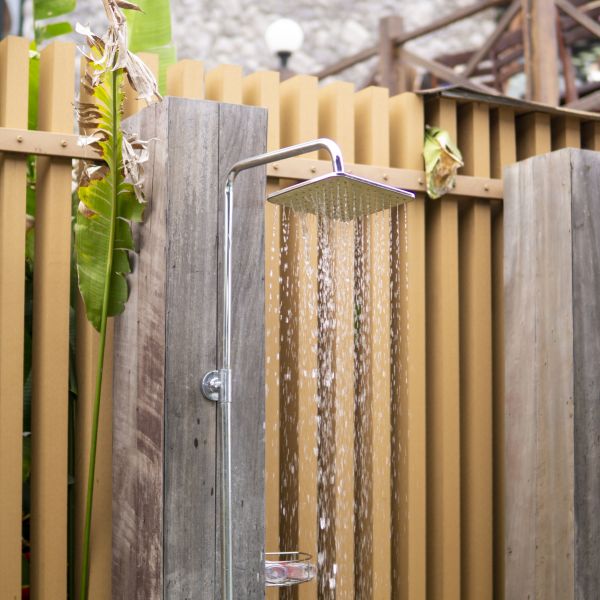 Outdoor Shower Plumbing in Maricopa