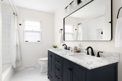 Double Basin Sink Installation